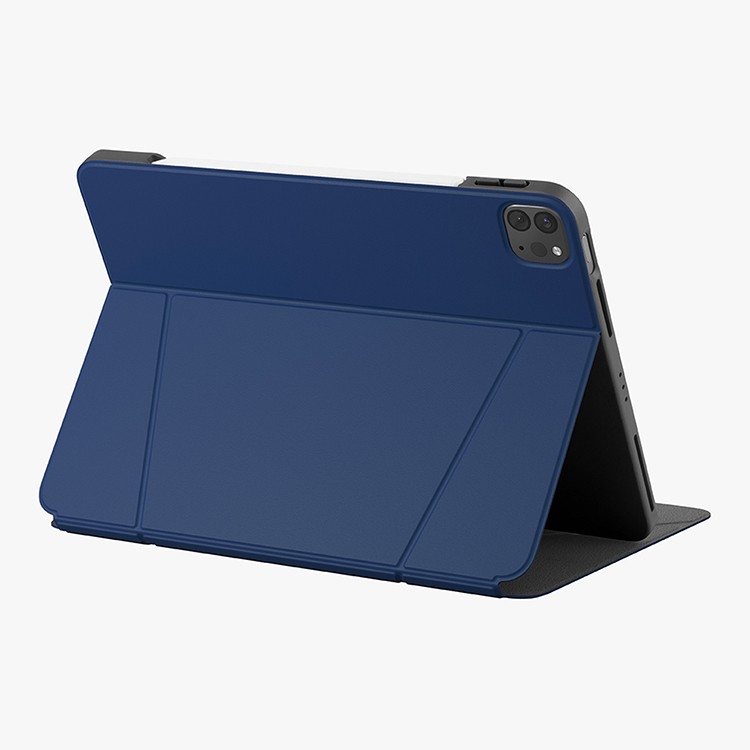 Чехол UNIQ Ryze Protect and Unfold into Multiple для iPad Pro 11 / Air 4 (2018-2022), синий, картинка 4