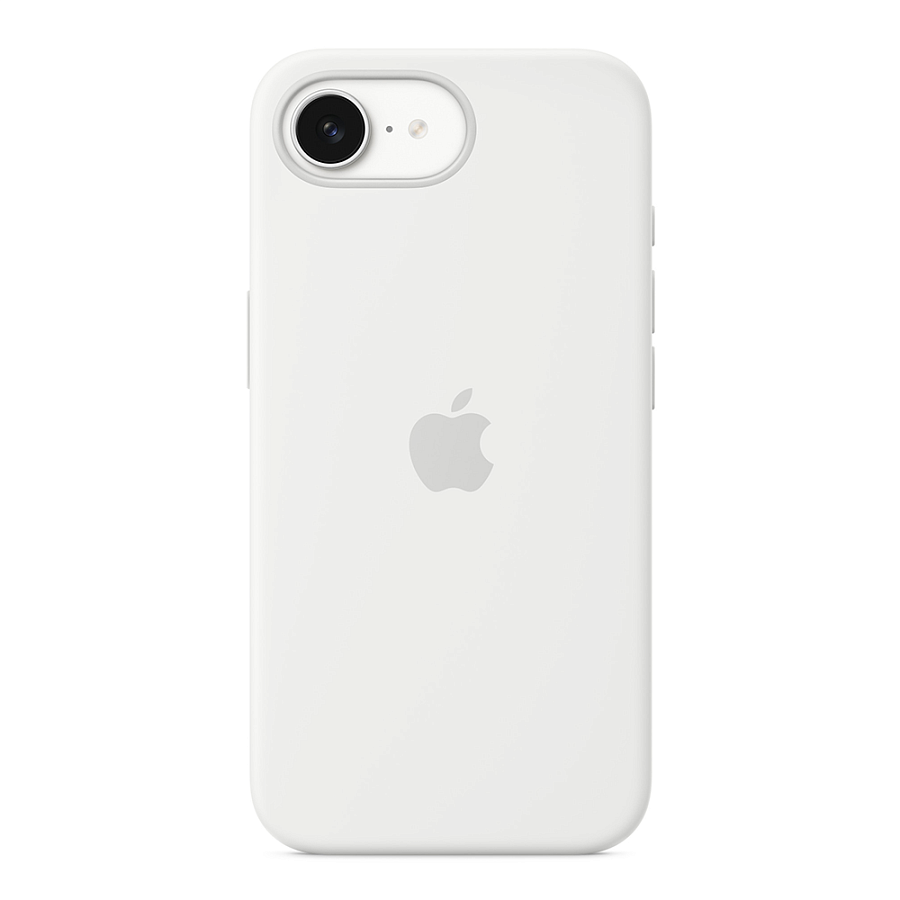 Чехол для iPhone 16e Silicone Case White MagSafe, картинка 1