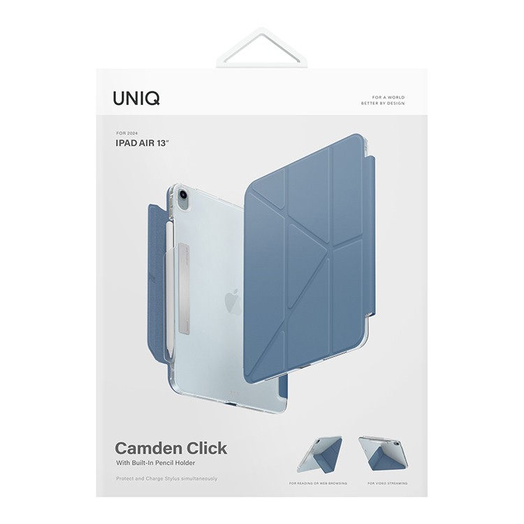 Чехол для iPad Air 13 UNIQ Camden Click Stone Blue, картинка 7