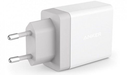 СЗУ Anker 24W USBx2 4.8A QC 3.0 - White, картинка 3