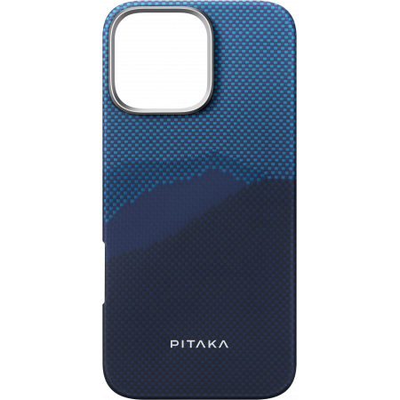 Чехол PITAKKA для iPhone 16 Pro Max StarPeak Tactile Woven case (Over the horizon), картинка 3