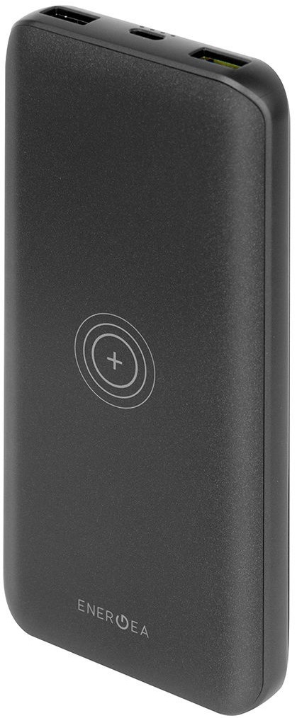 Внешний аккумулятор EnergEA Enerpac 18000mAh with PD 30W and Wireless Charging Black, картинка 1