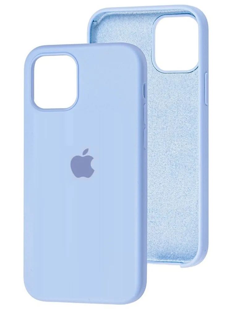 Чехол Silicone Case для Apple iPhone 11, небесно-голубой, картинка 1