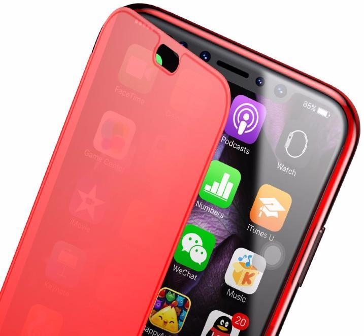 Чехол BASEUS Phone X Touchable Case Red, картинка 3