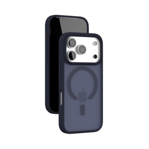 Чехол для iPhone 17 Pro Max VLP Lite Bloom Case c MagSafe, темно-синий, картинка 3