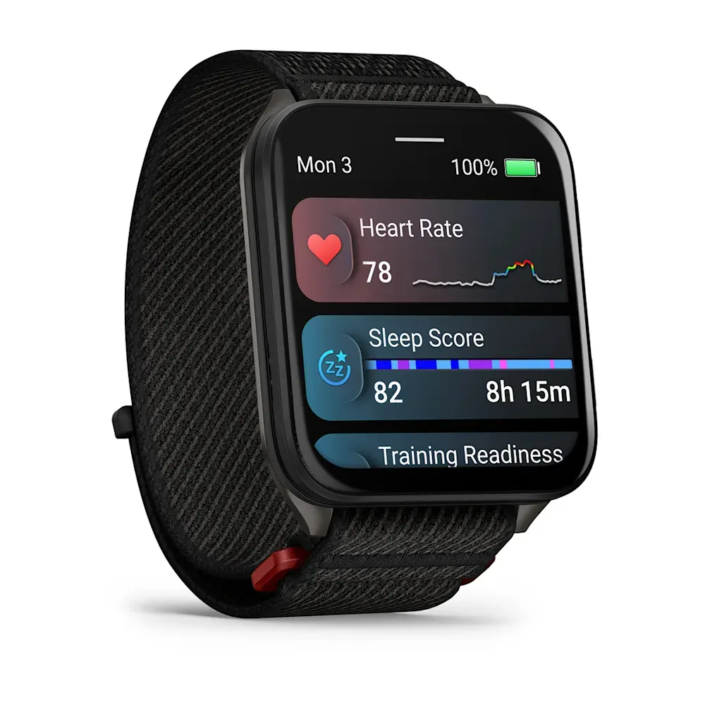 Умные часы Garmin Venu X1 Black Titanium with Black Nylon Band, картинка 2