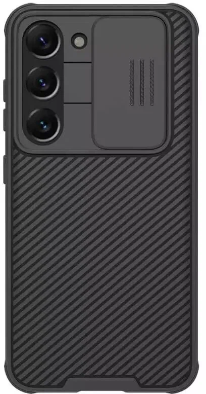 Чехол для Samsung S23 противоударный с защитой камер, черный, картинка 5