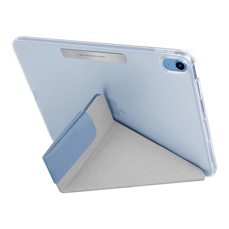 Чехол UNIQ Camden Protect and Charge Apple Pencil для iPad Air 10.9 (2022), голубой, картинка 7