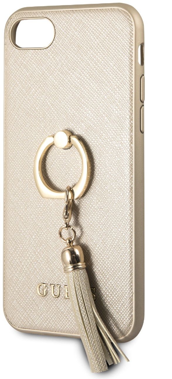 Чехол GUESS iPhone 7/8 Saffiano Hard Ring Beige, слайд 3