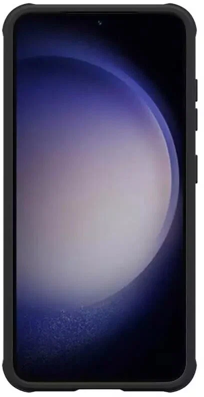 Чехол для Samsung S23 противоударный с защитой камер, черный, картинка 6