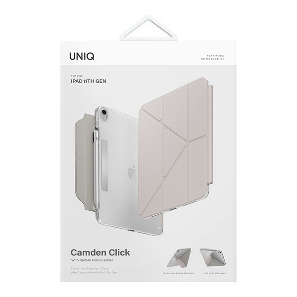 Чехол UNIQ Camden Click для iPad 10.9 (2022) / 11 (A16), Ivory, картинка 5