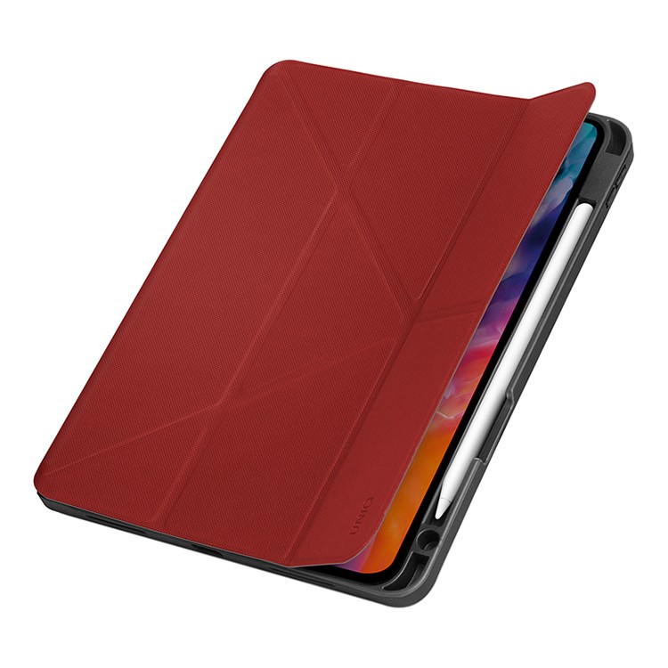 Чехол UNIQ Transforma Store+Charge Apple Pencil для iPad Air 10.9 (2022), красный, картинка 1