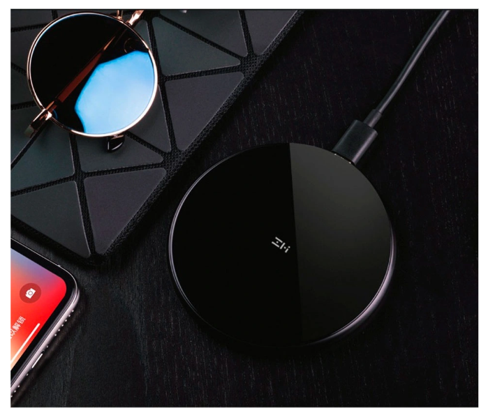 Беспроводное зарядное устройство Xiaomi ZMI Wireless Charger WTX10 Чёрный, картинка 3