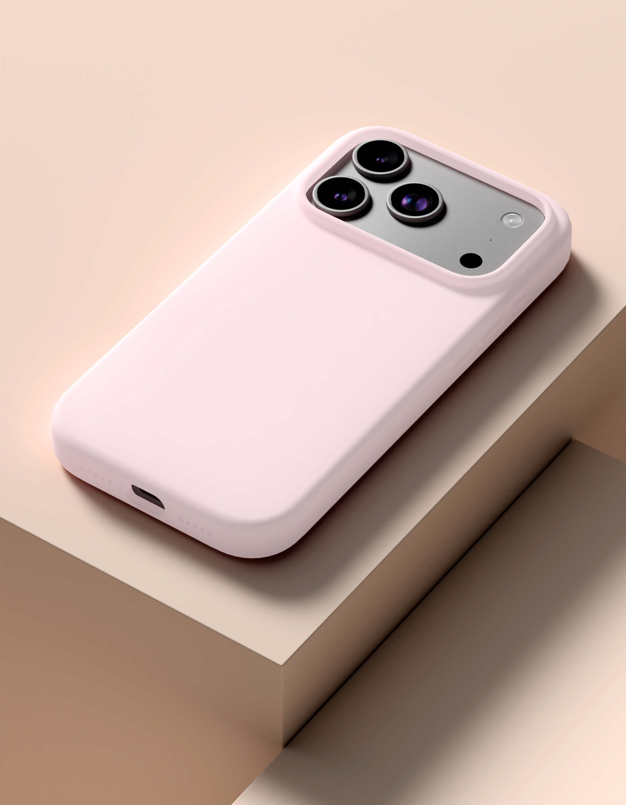 Чехол для iPhone 17 Pro VLP Lite Mist Case c MagSafe, розовый, картинка 5