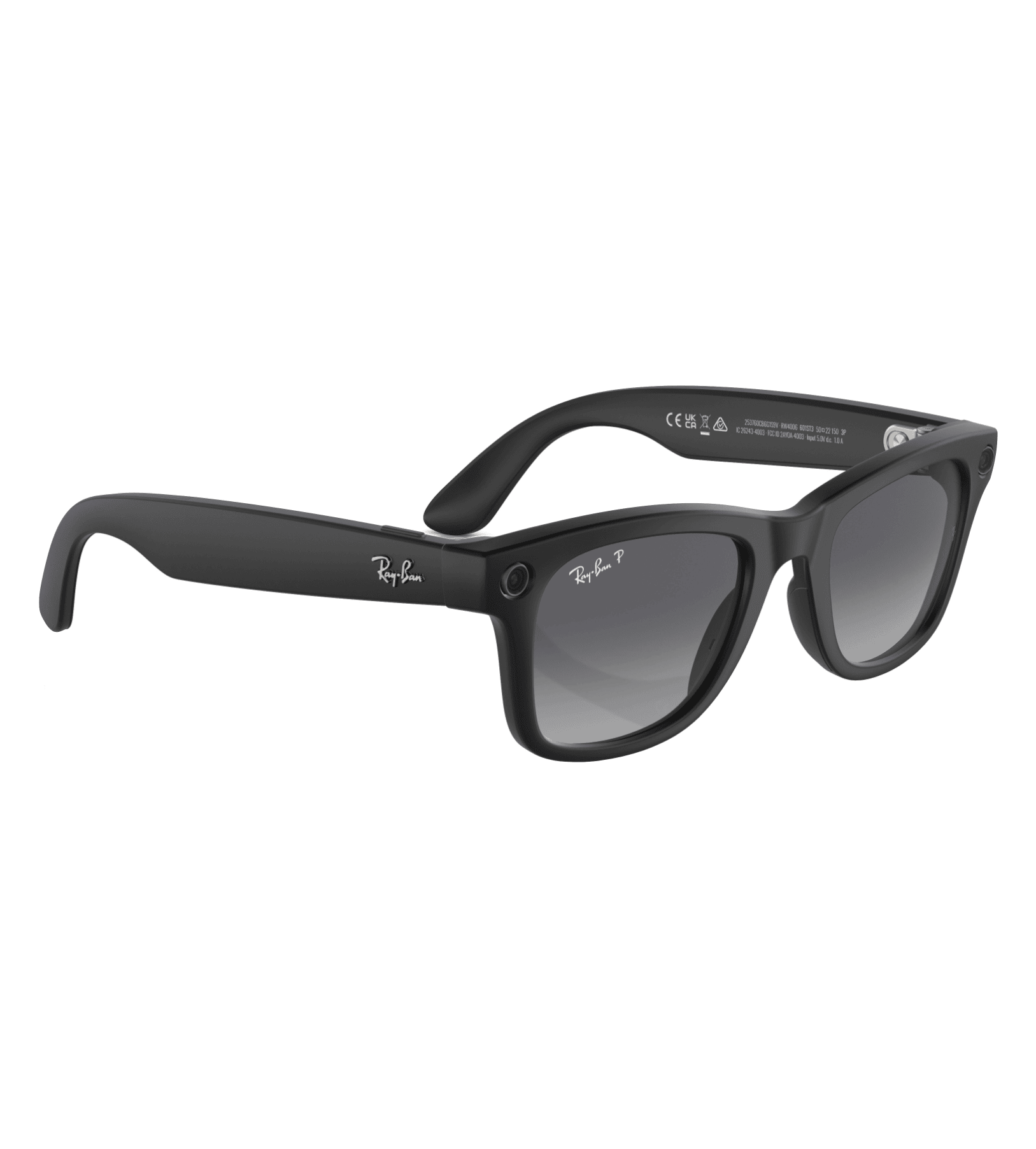 Умные очки RayBan Meta Wayfarer RW4006 Matte Black/Gradient Graphite (150 - 50 Size), картинка 2
