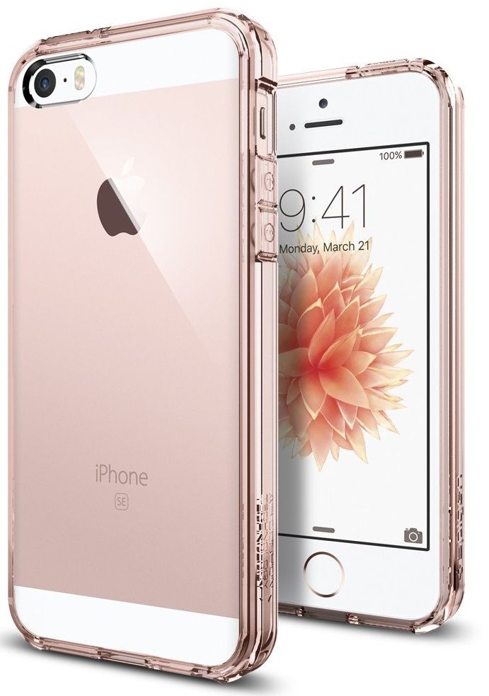 Чехол SGP  iPhone 5S/SE Ultra Hybrid - Rose Crystal, картинка 1