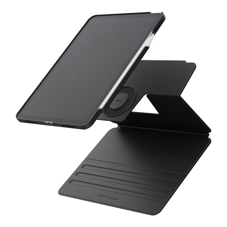 Чехол для iPad Air 11 (2024/2025) UNIQ Rovus SnapMount, Dallas Black, картинка 6