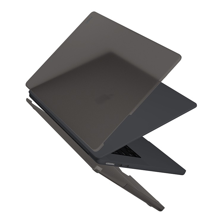 Чехол-накладка UNIQ Claro Webcam Privacy для MacBook Air 15 2023, темно-серый, картинка 2