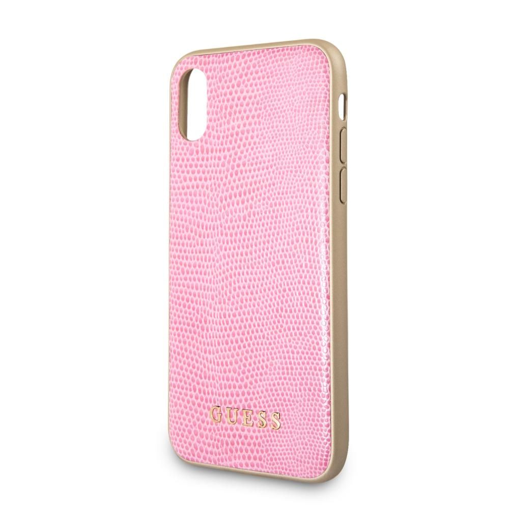 Чехол Guess iPhone X case Python Hard PU Pink, слайд 3