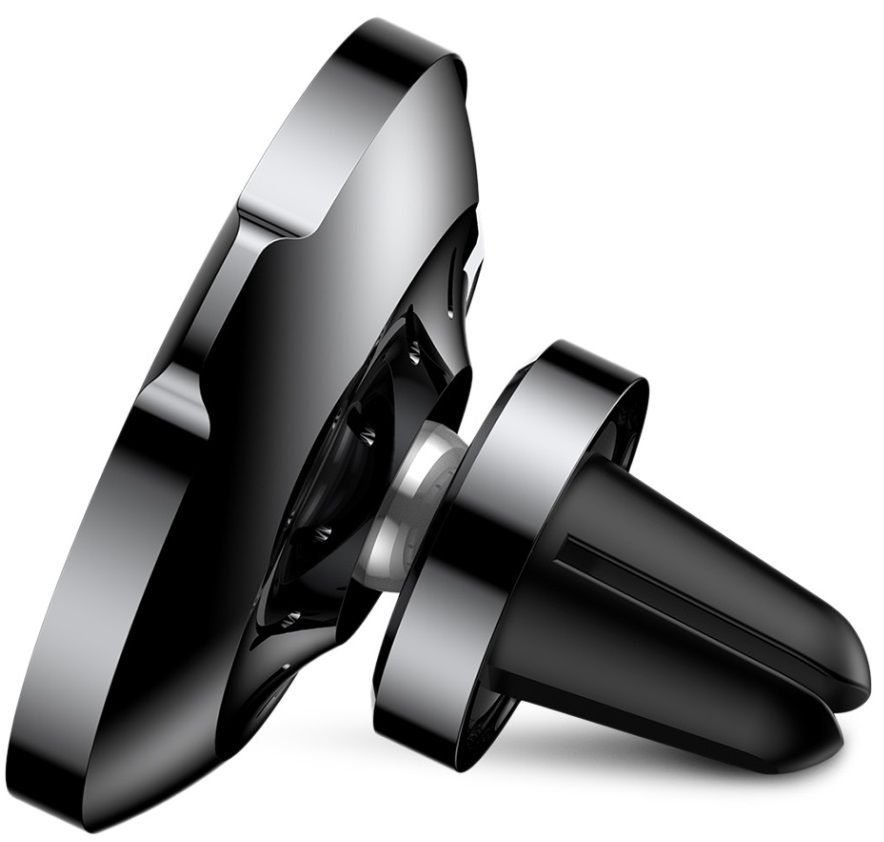 Держатель магнитный c зарядкой BASEUS Big Ears Wireless Charger - Black, картинка 3