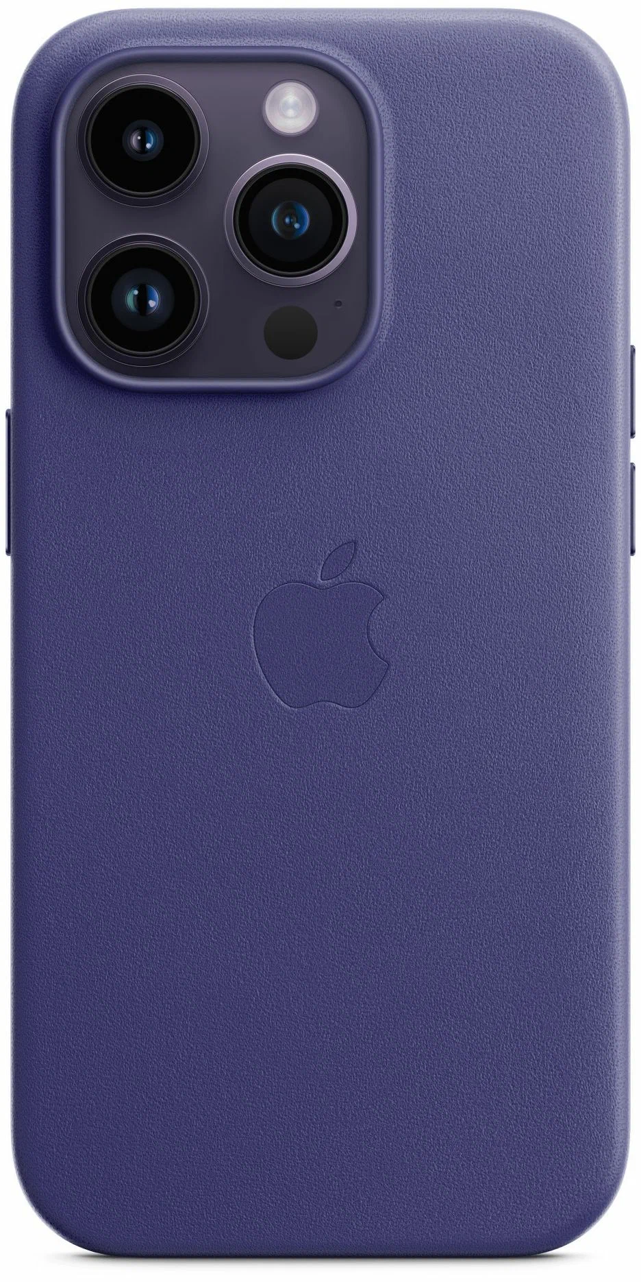 Чехол для iPhone 14 Pro Leather Case Deep Violet, картинка 1