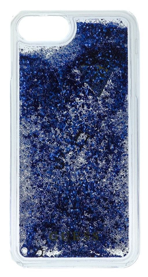 Чехол Guess iPhone 7 Liquid Glitter Hard  Blue