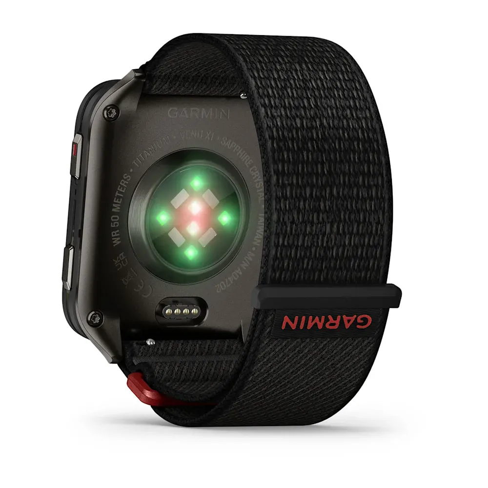 Умные часы Garmin Venu X1 Black Titanium with Black Nylon Band, картинка 7