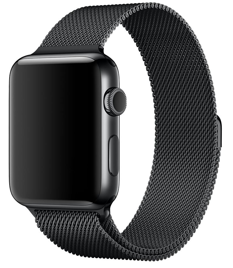 Ремешок для Apple Watch 42mm Milano - Black, картинка 2