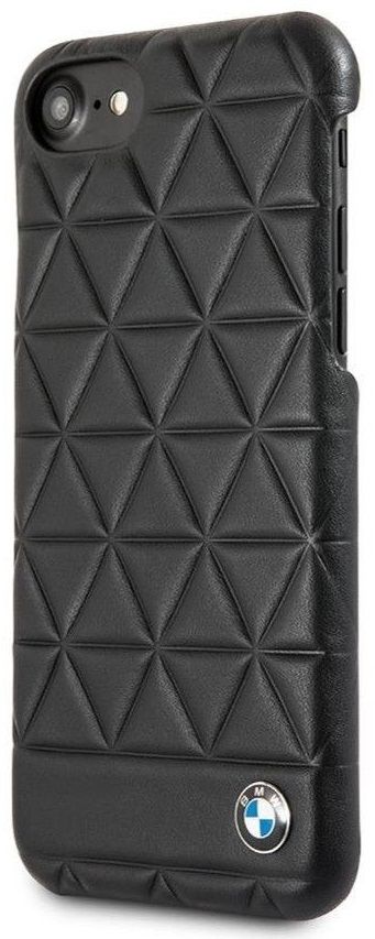 Чехол BMW iPhone 7/8 Signature Hexagon Hard Leather Black
