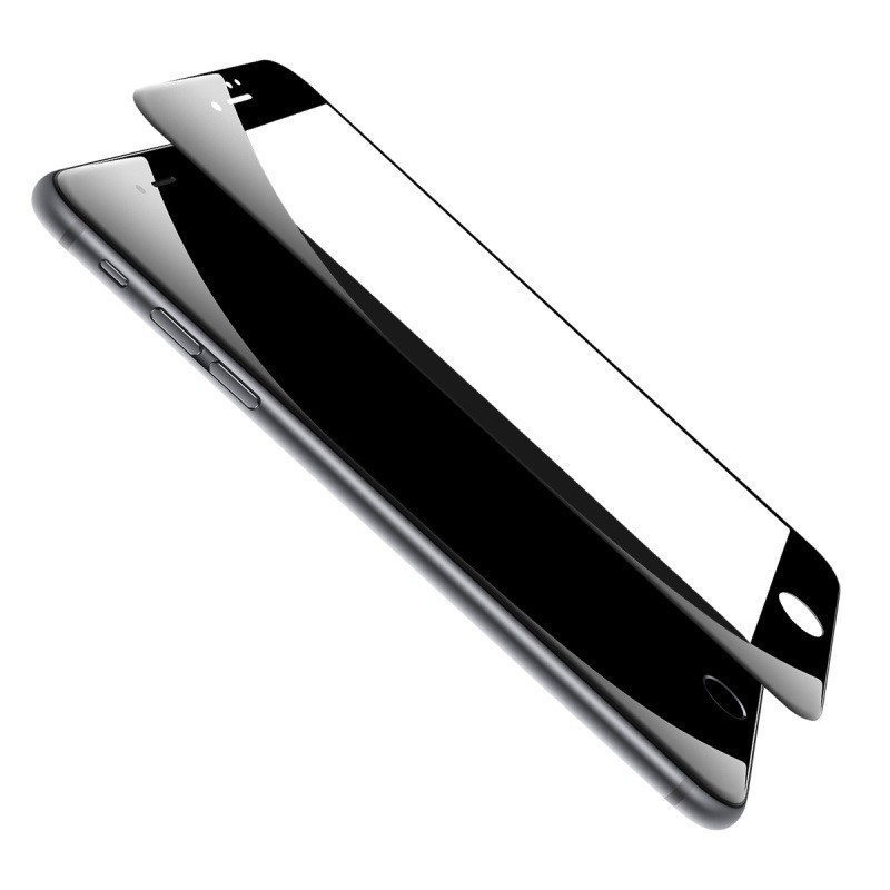 Защитное стекло iPhone 7/8 антишпион Black, картинка 2