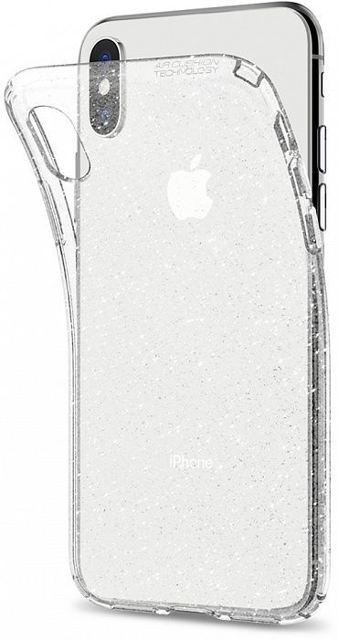 Чехол SGP iPhone X/XS Liquid Crystal Glitter Crystal Quartz, картинка 6