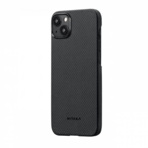 Чехол PITAKKA MagEZ Case 4 1500D для iPhone 15, кевлар, черно-серый, картинка 2