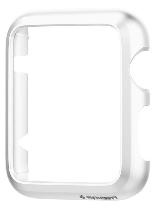 Защитный кейс SGP Apple Watch 38mm Case Thin Fit - White, картинка 4