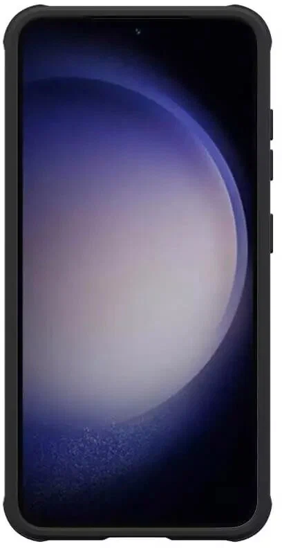Чехол для Samsung S23 Ultra противоударный с защитой камер, черный, картинка 6