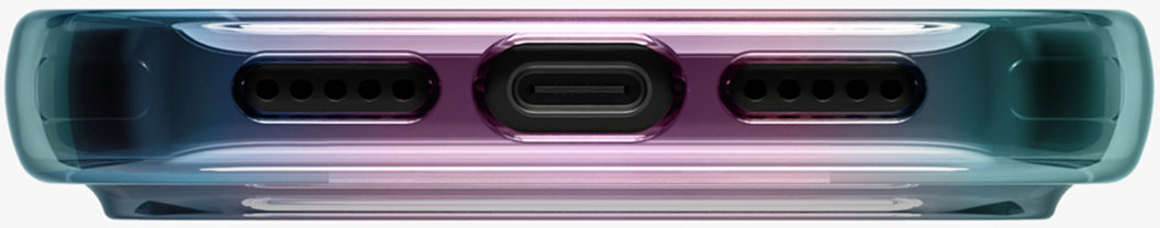 Чехол для iPhone 17 Pro UNIQ Iridescia Midnight Quartz MagSafe, картинка 5