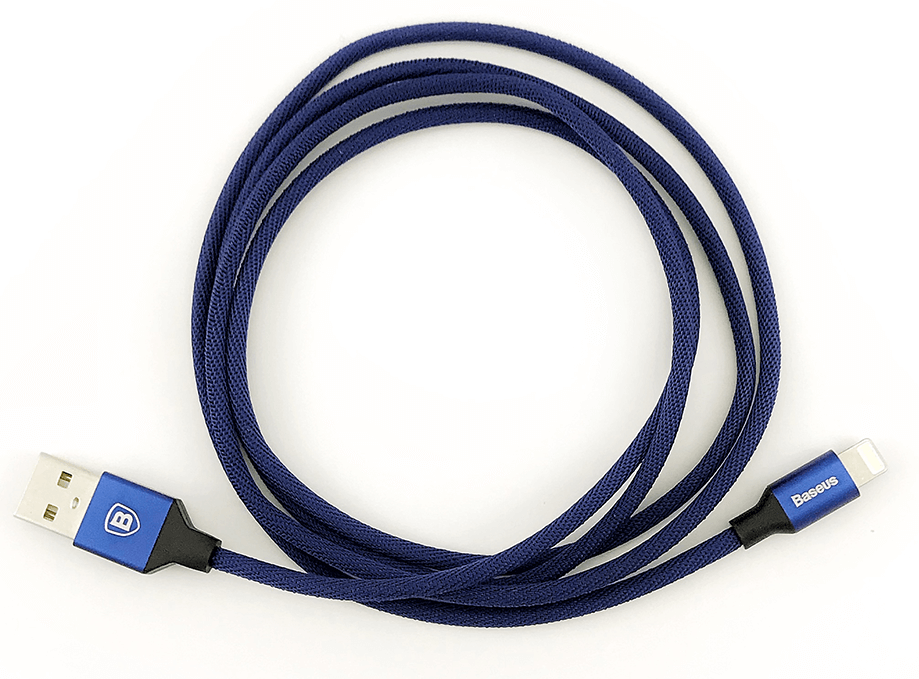 Кабель BASEUS Yiven Lightning Cable 2.0A 1.8m - Navy Blue, картинка 3