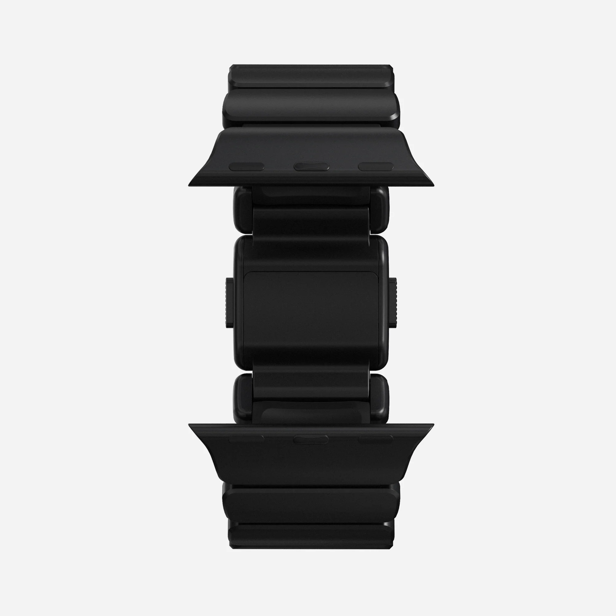 Ремешок Stratos Band Ultra Orange для Apple Watch 44/49mm Black Metal, картинка 11