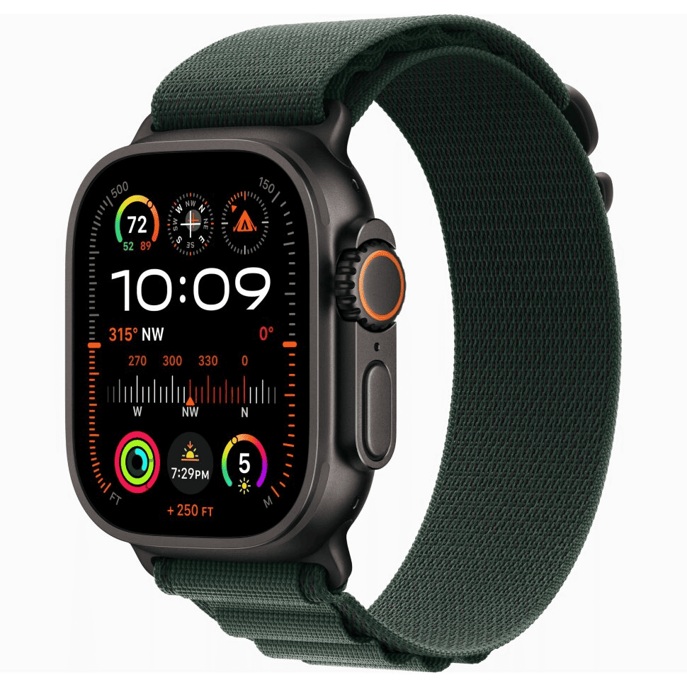Apple Watch Ultra 2 Black Titanium 2024 Black Alp Green M (Б/У) 357494478159753