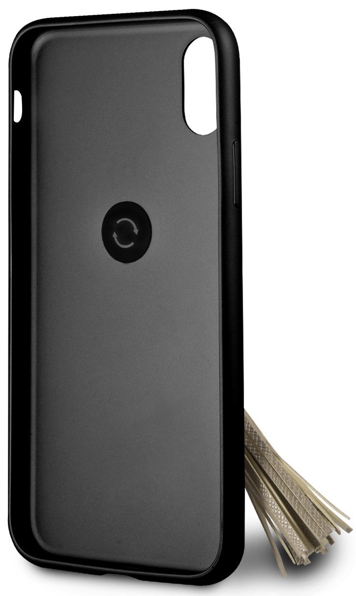 Чехол GUESS iPhone X/XS Saffiano Hard Ring Black, картинка 4