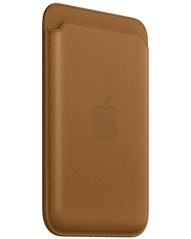 Чехол-бумажник Leather Wallet c MagSafe для iPhone, коричневый