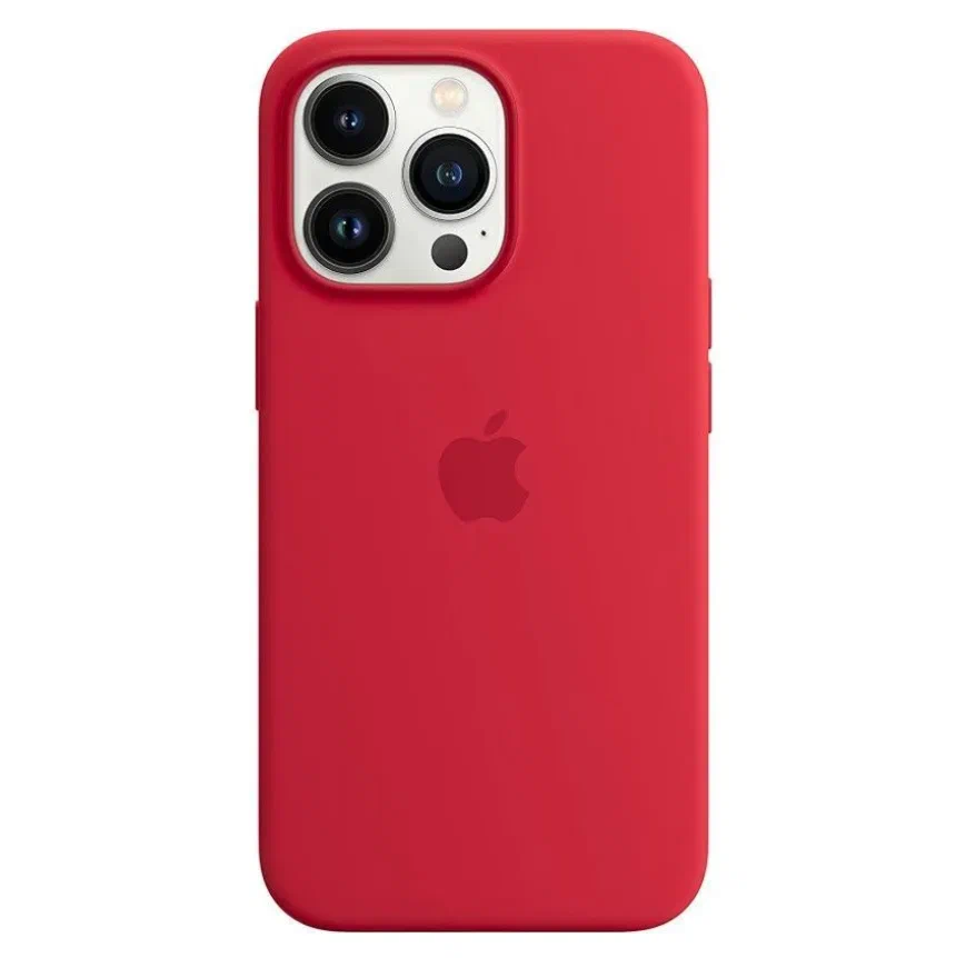 Чехол Apple iPhone 13 Pro Silicone Case красный