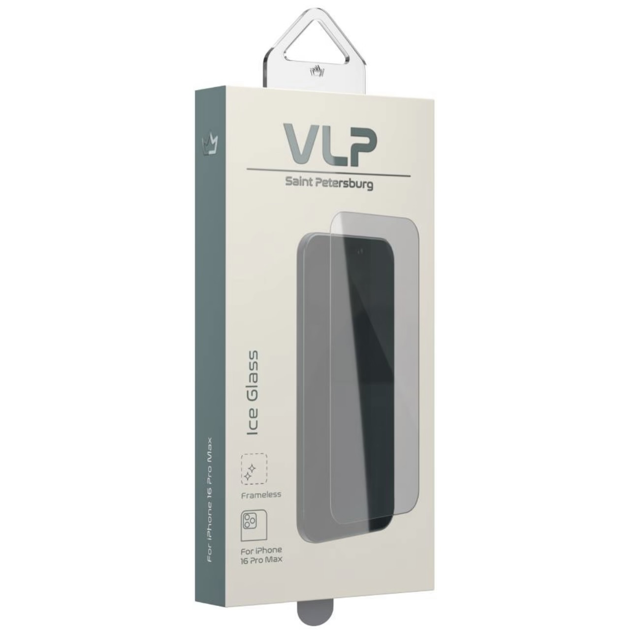 Защитное стекло VLP Ice Glass без рамки для iPhone 16 Pro Max, картинка 6