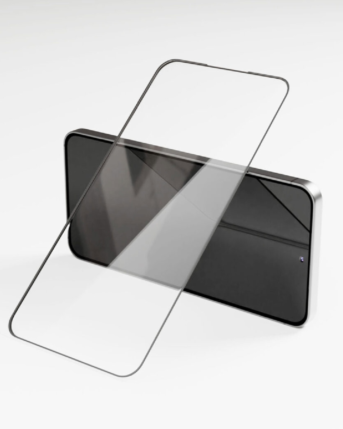 Защитное стекло VLP Premium Shield с черной рамкой для Samsung S24 Plus/S25 Plus, картинка 2