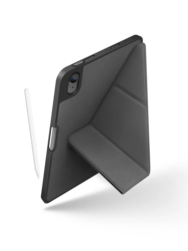 Чехол UNIQ Camden Secure and Charge Apple Pencil для iPad Mini 6 (2021), серый, картинка 1