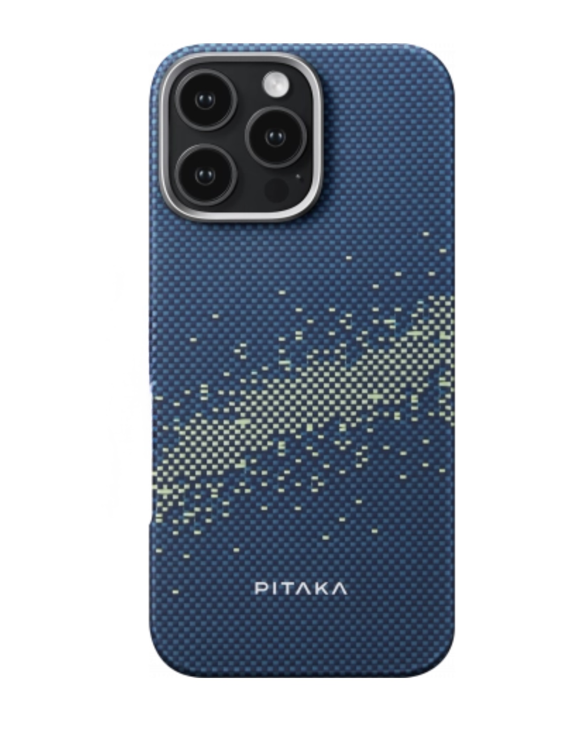 Чехол PITAKKA для iPhone 16 Pro StarPeak Tactile Woven case (Milky way galaxy)