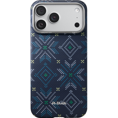 Чехол PITAKKA для iPhone 17 Pro Max Ultra-Slim Case Navy, картинка 6