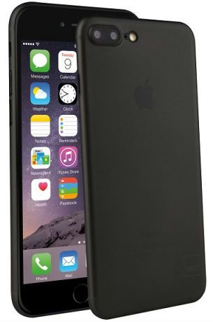 Чехол Uniq Bodycon iPhone 7 Ultra Slim 0.3 - Translucent Black, слайд 1