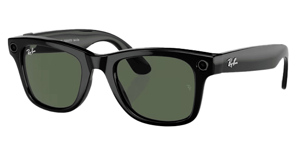 Умные очки RayBan Meta Headliner RW4009 Shiny Black/Green, картинка 2