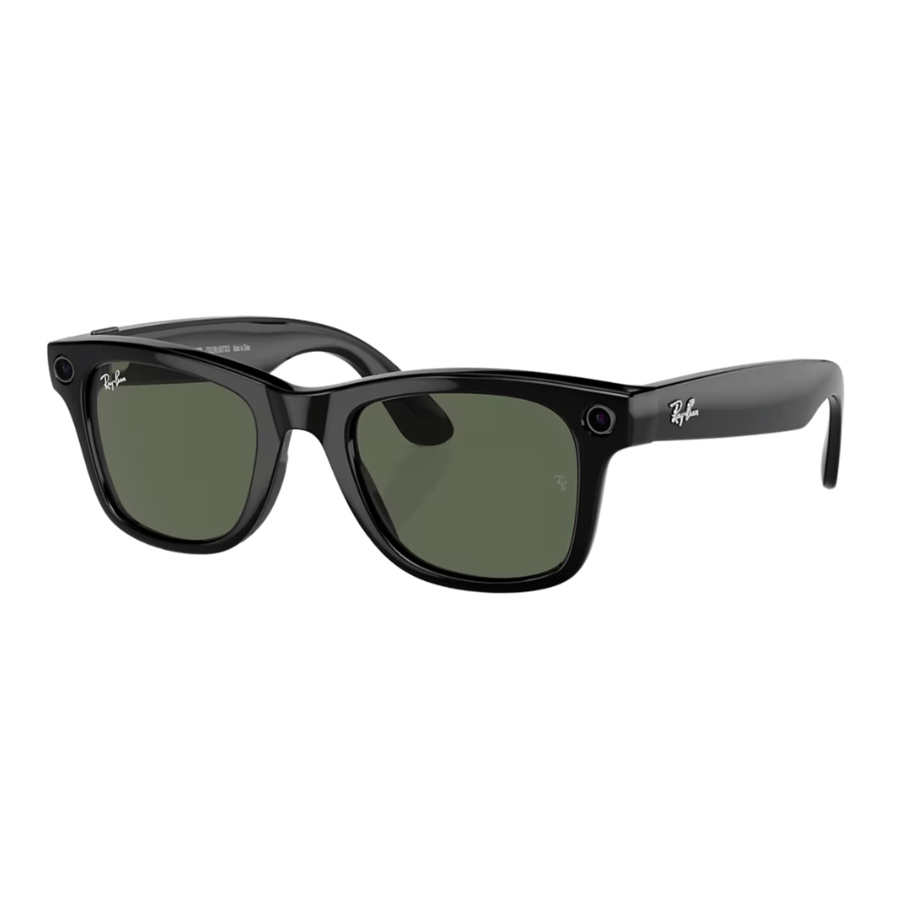 Умные очки RayBan Meta Wayfarer RW4008 Shiny Black/Green (155 - 53 Size), картинка 2