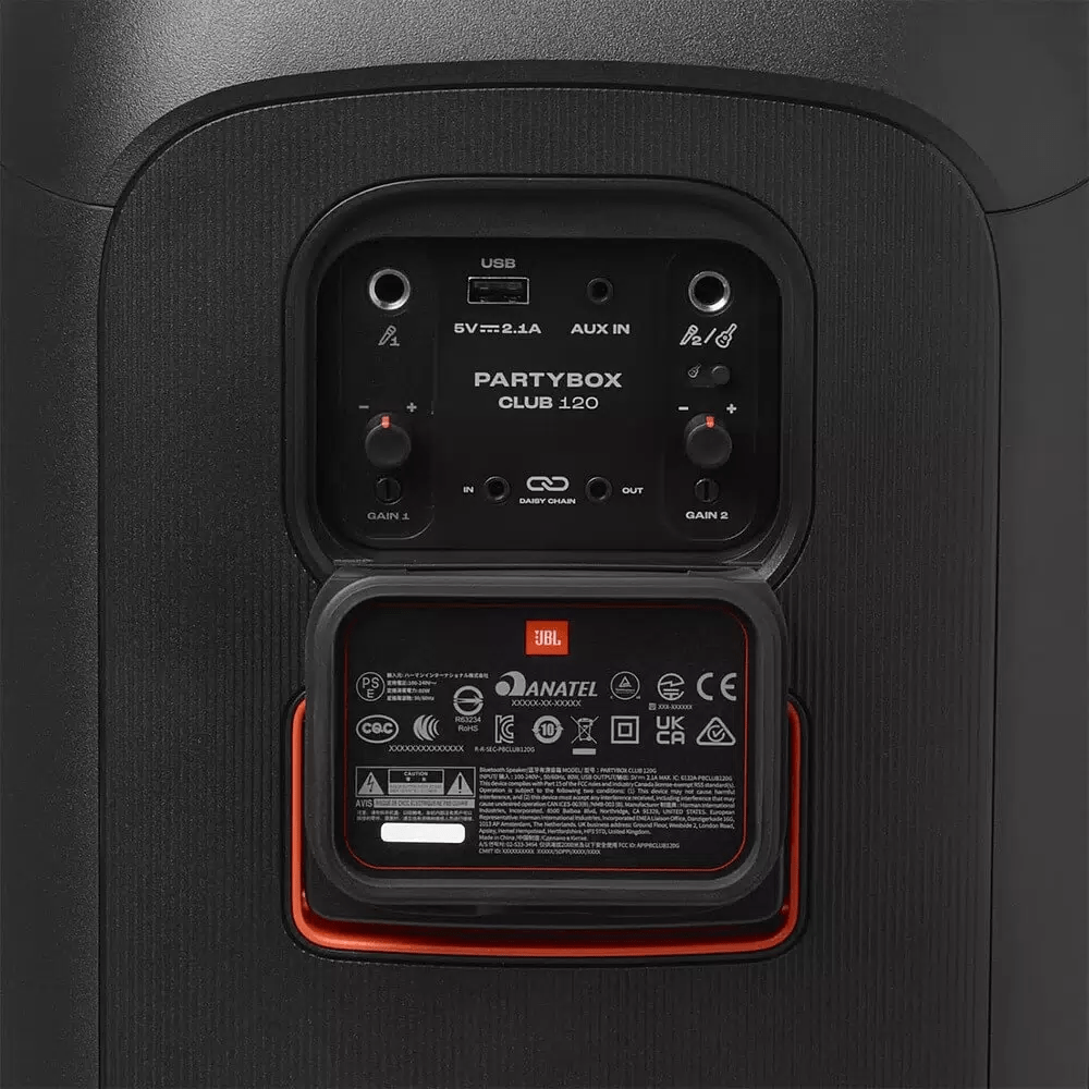Портативная акустическая система JBL PartyBox Club 120, картинка 5